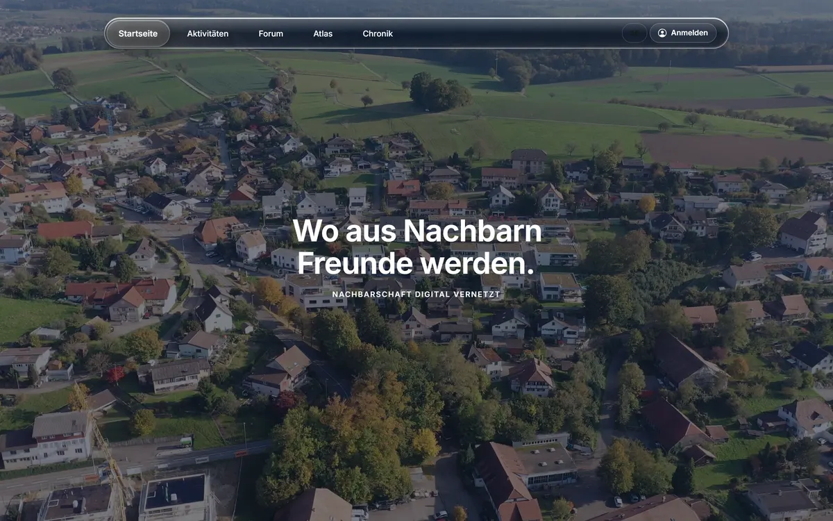 Startseite des Testvereins Drostenbeck auf WirKonect