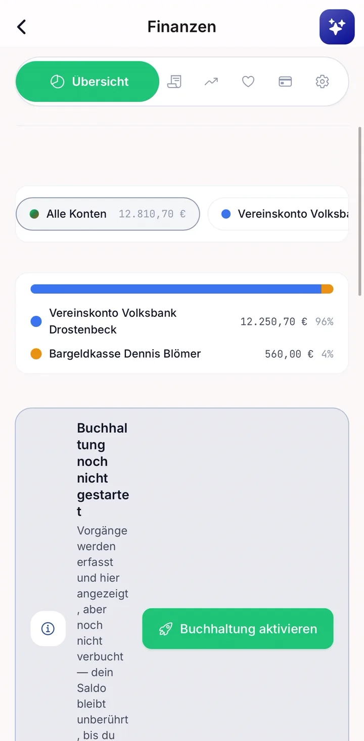 Vorschau: Vereinskasse Pro