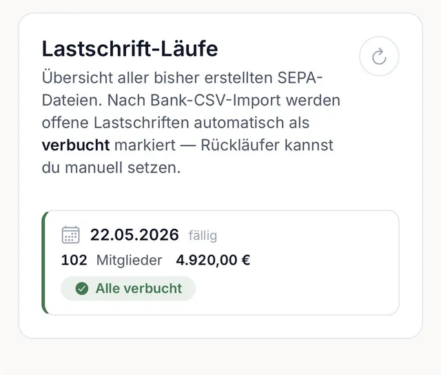 Vorschau: Vereinskasse Pro